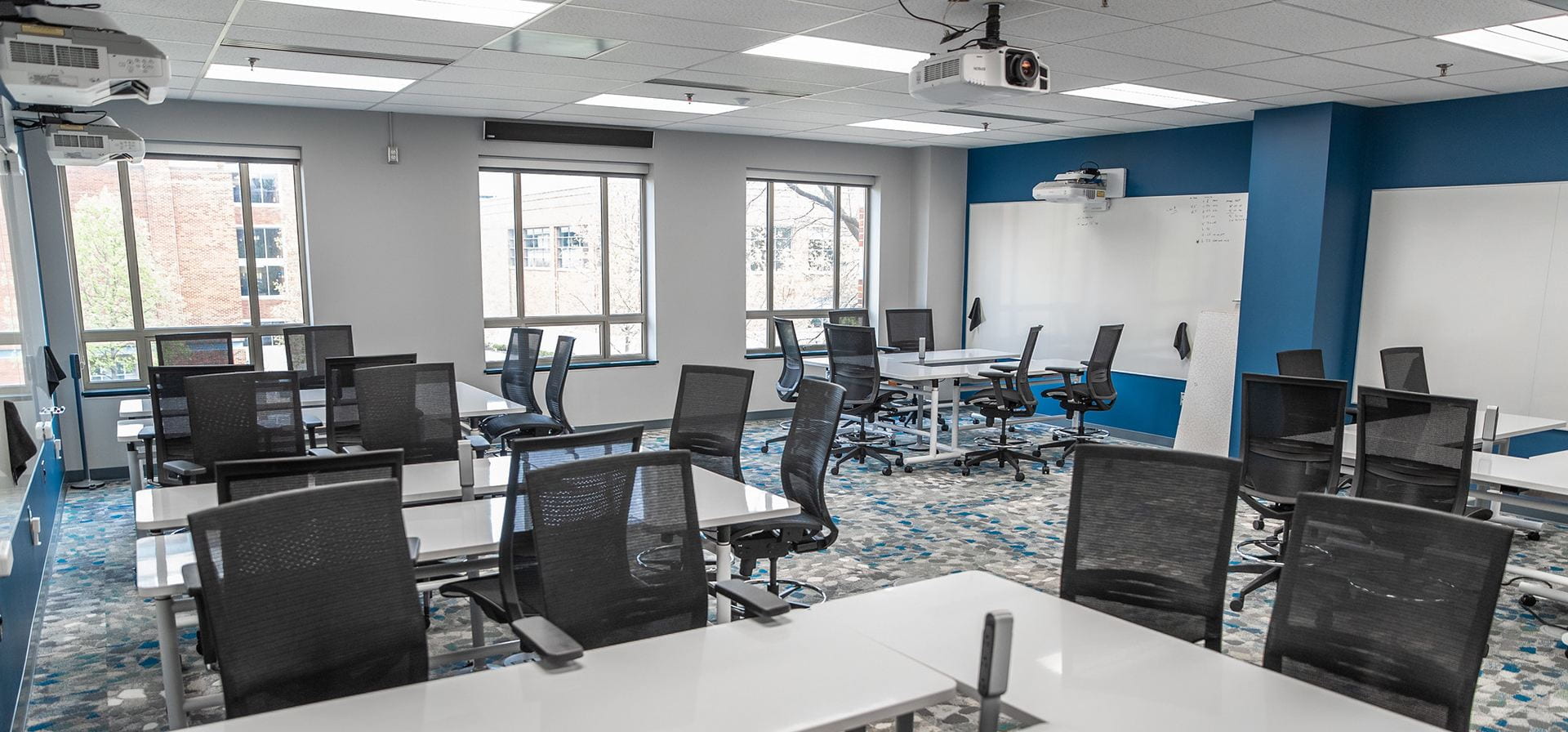 wide shot of A S I 110 learning space